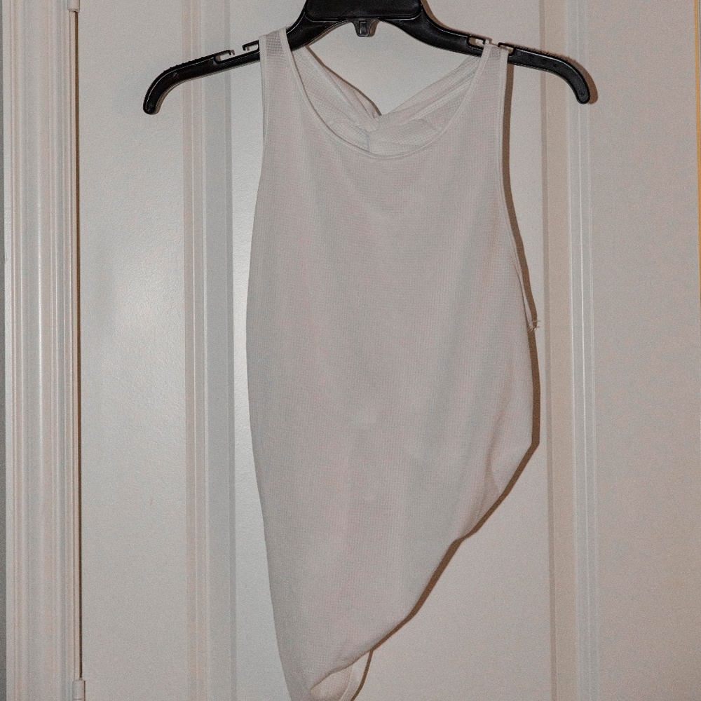 White Workout Tank